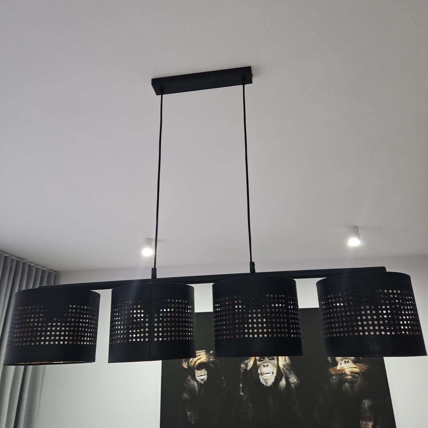 Lampy sufitowe wiszące kpl.