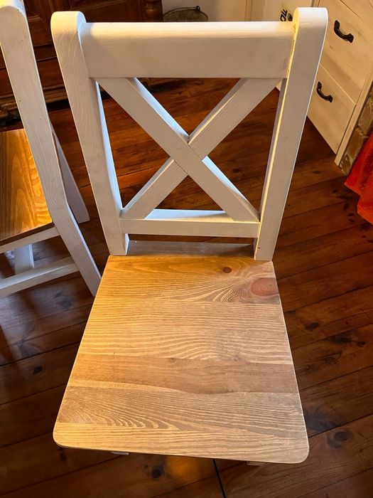 Stół drewniany + 4 krzesła