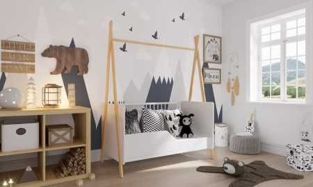 Łóżeczko - tapczanik TIPI 140x70 0-5lat