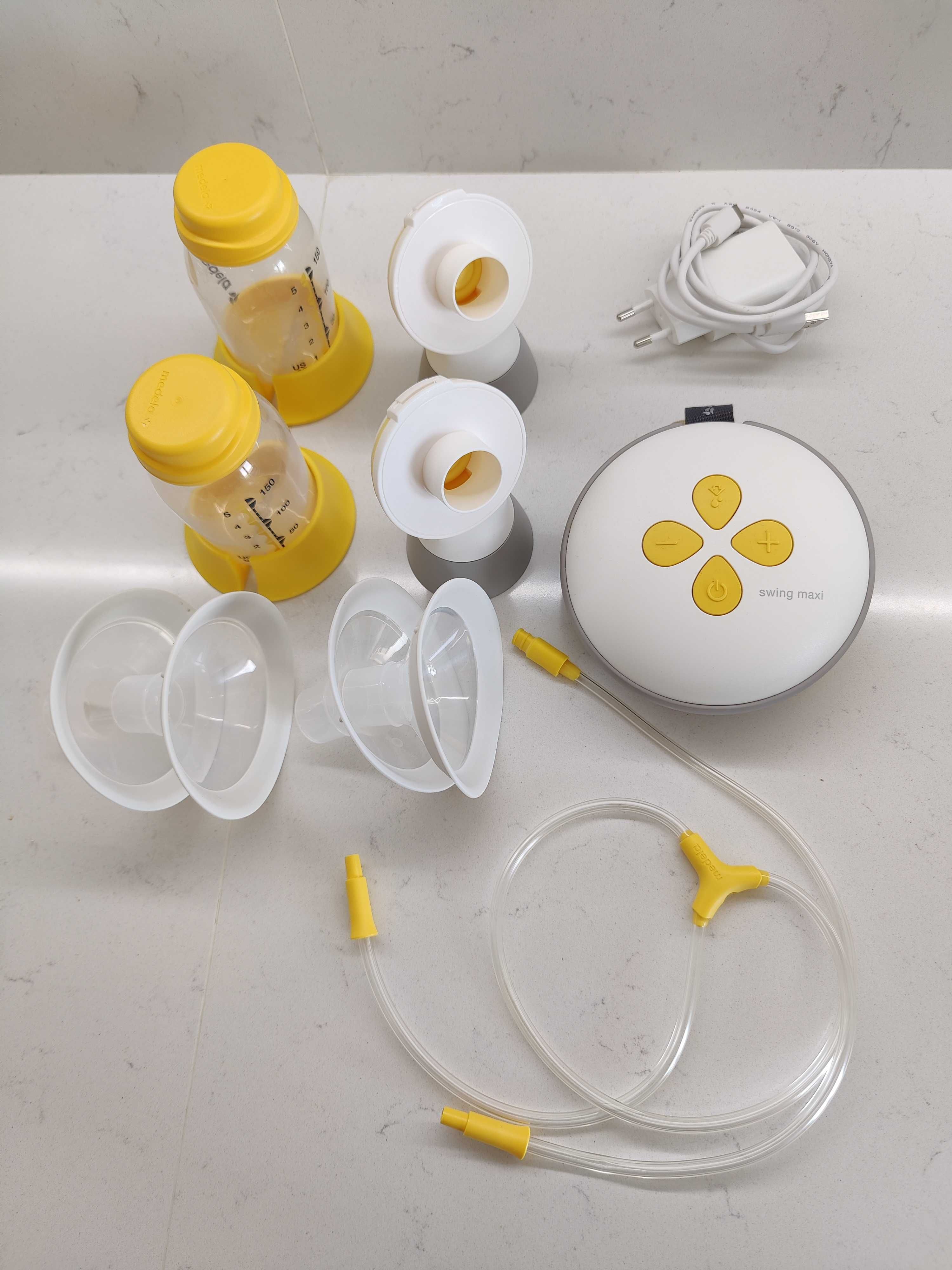 Bomba tira-leite elétrica dupla Medela Swing Maxi – como nova