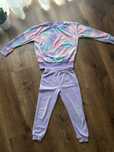 Cieply dziewczecy dresik fioletowy mika 110-116 Primark
