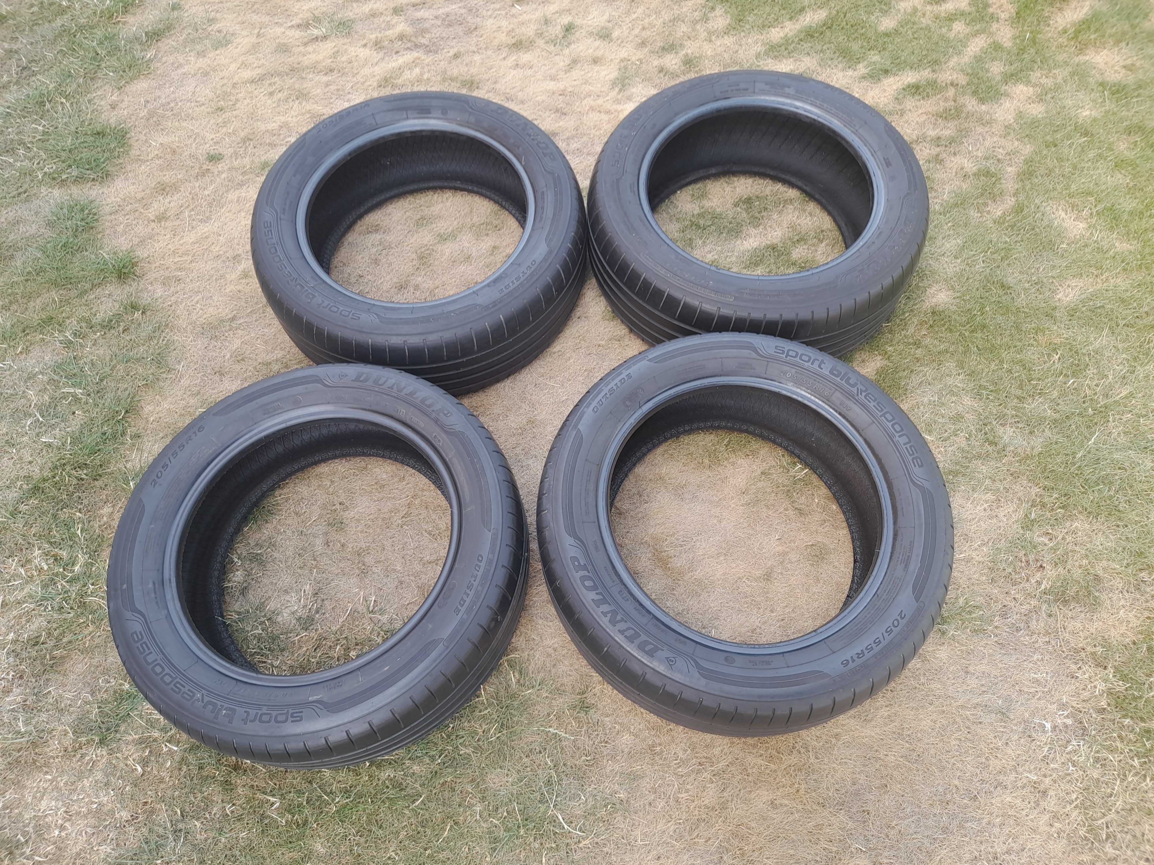 4szt lato dunlop sportResponse 205/55/16 91V  guma 5,7mm