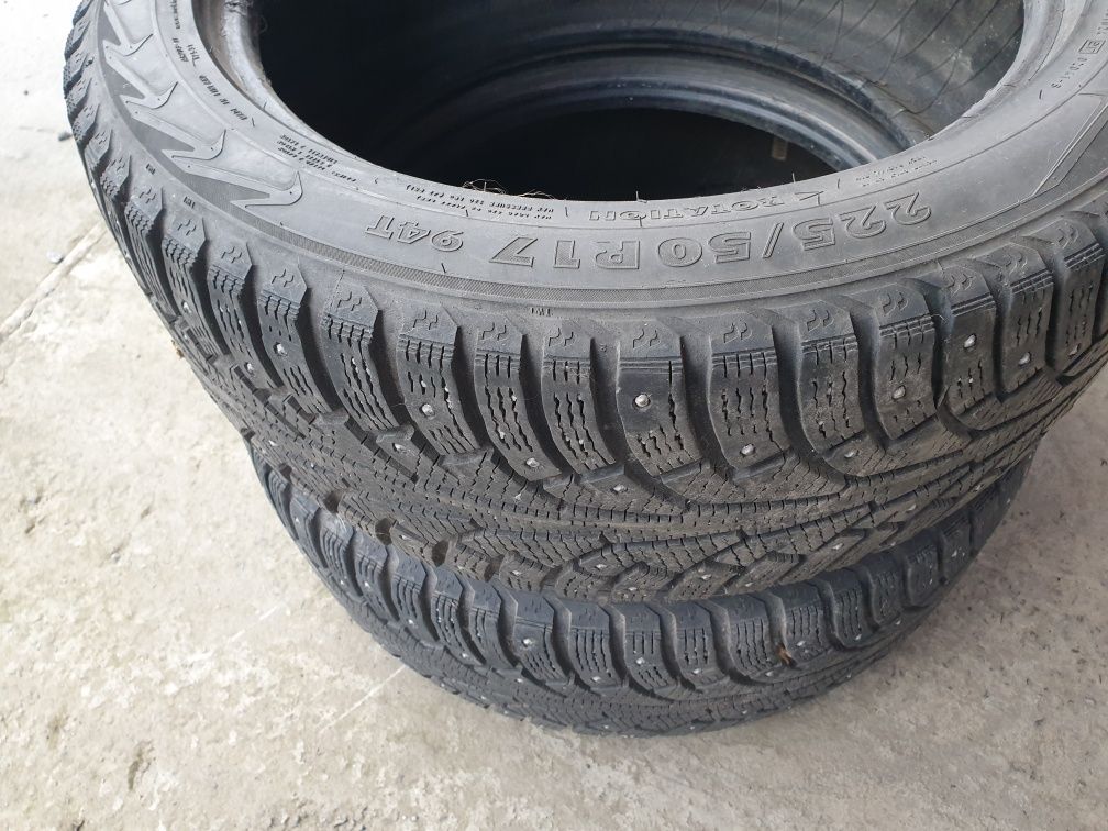 Зимние шины Nokian Hakkapeliitta 5 225/50 R17 94T Flat Run (шип)