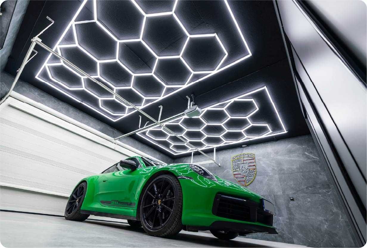 Lampa led HEXAGON plaster miodu oświetlenie różne WZORY SELLBEST.PL