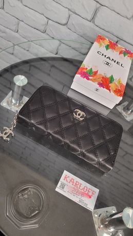 Женский модный кошелек Шанель Chanel black