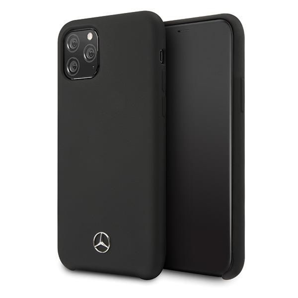 Etui na iPhone 11 Pro Mercedes Silicone Line - Czarne