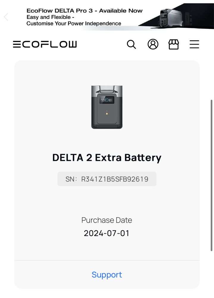 Delta 2 Extra Battery LifePo4