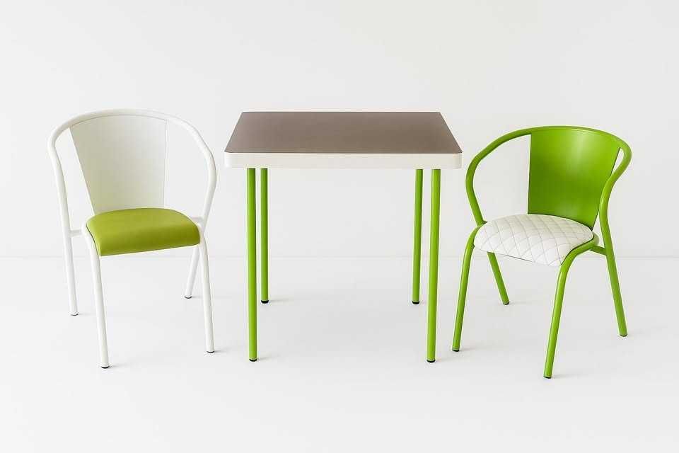 mesa com cadeiras