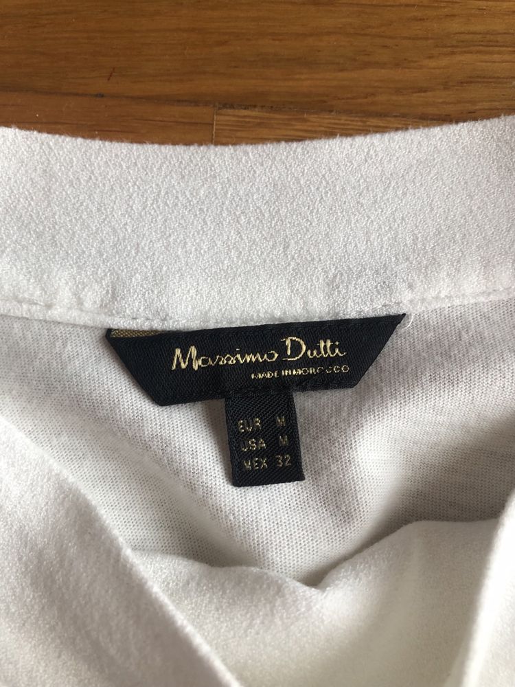 Blusa branca Massimo Dutti