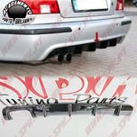 DIFUSOR TRASEIRO BMW Serie 5 - E39 (BLACK GLOSS) - Plástico ABS