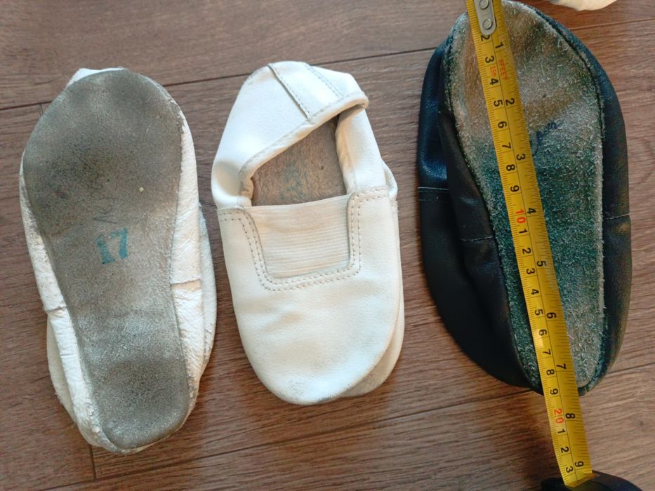 Чешки спортивные ,для танцев, выступления б.у.,стелька 17-22см