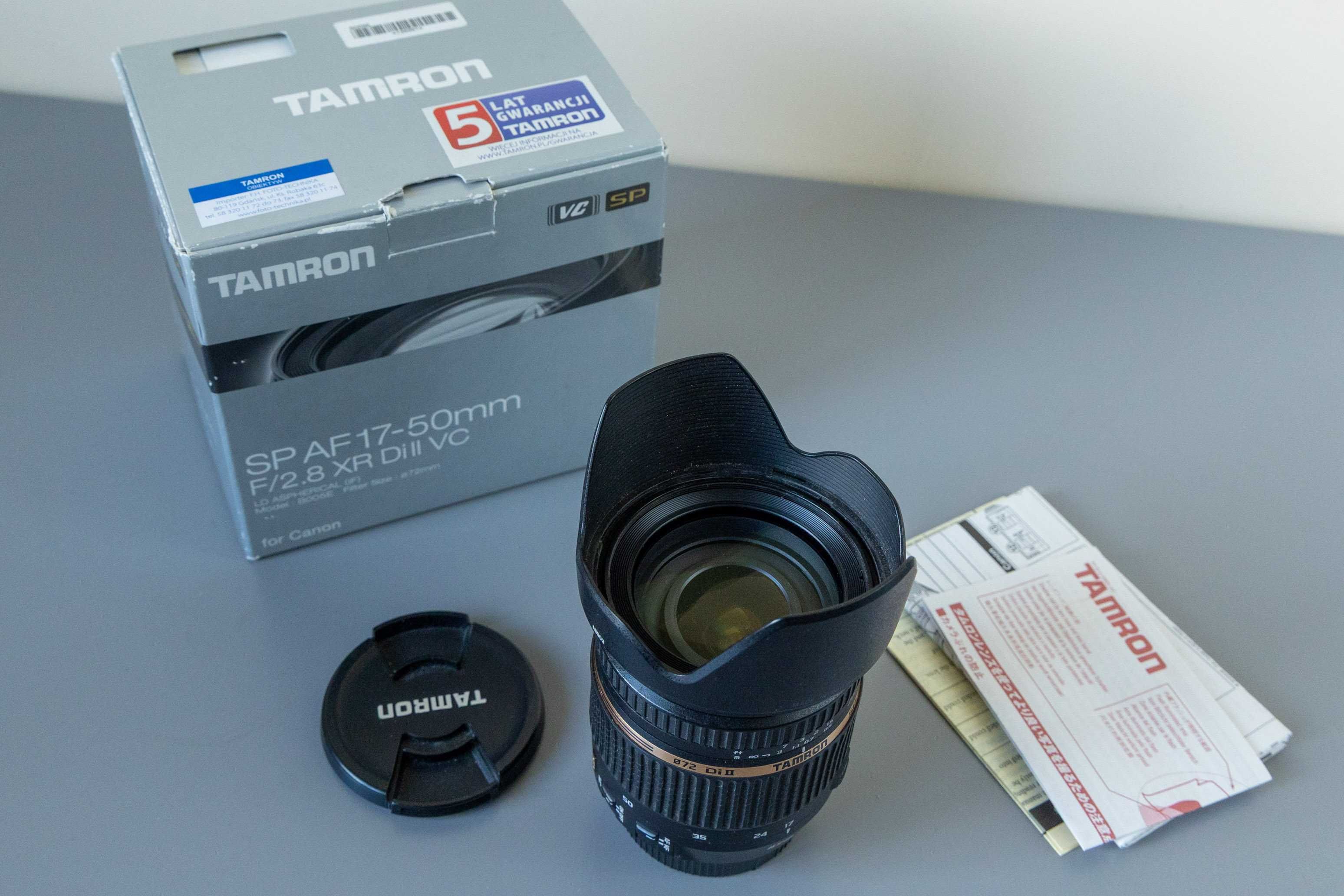 Tamron SP AF 17-50 mm f/2.8 XR Di II VC do Canon EF