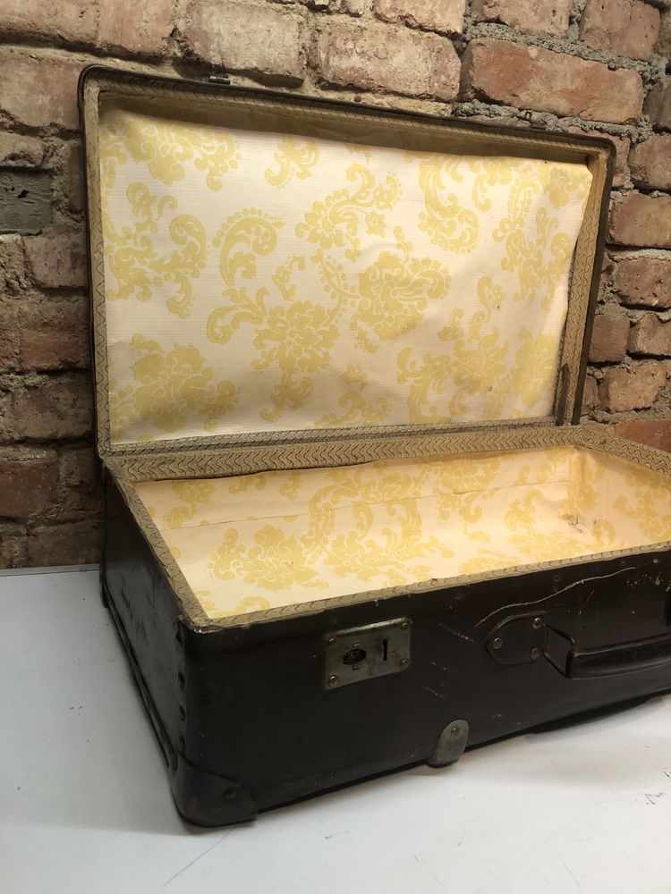 Stara powojenna waliza walizka podróżna sakwojaż RETRO vintage duża