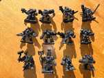 Zestaw Warhammer 40K 12 szt. Imperial Guard Space Marines Wydruk 3D