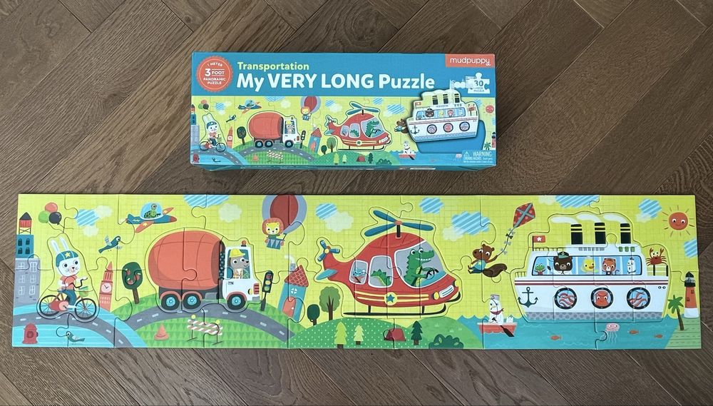 My very long PUZZLE, MUDPUPPY, 3+