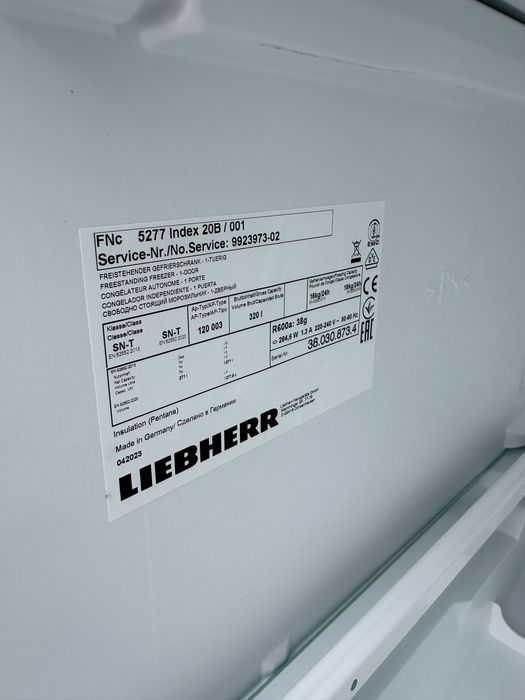 185 cm  Морозильна камера Liebherr FNc 5277