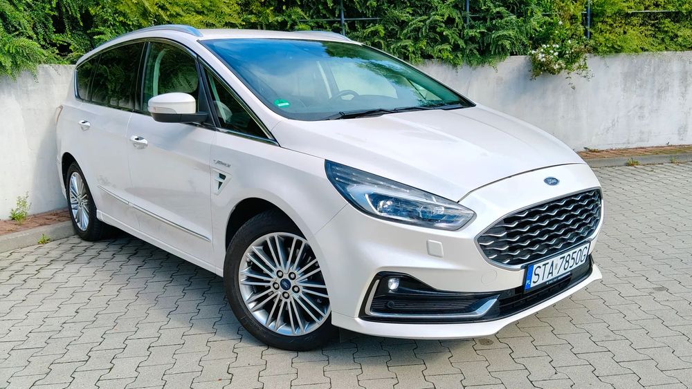 Ford S-Max Lift Vignale 240ps Webasto wentylowane fotele+masaże vat23% BiałaPerła