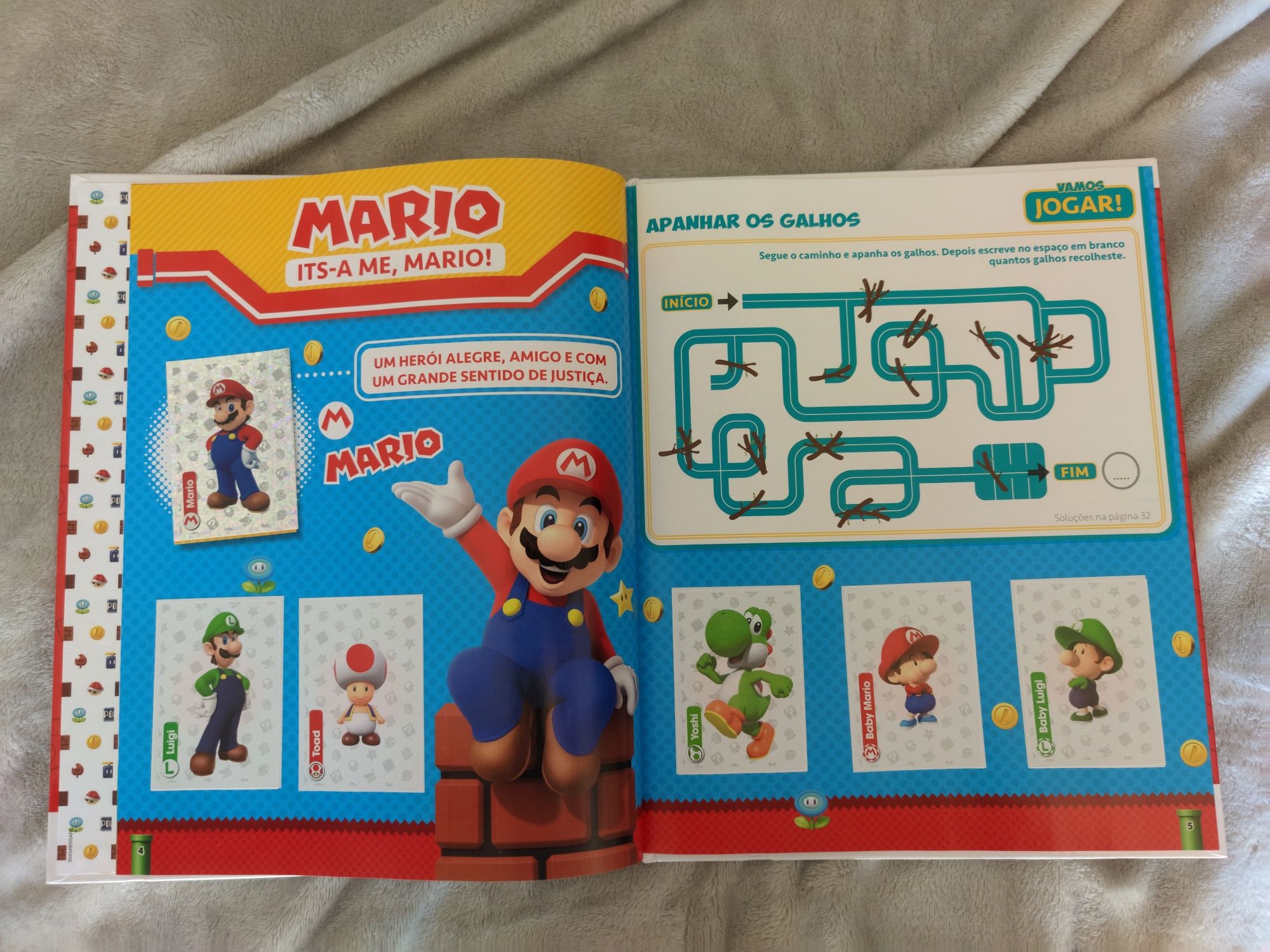 Caderneta Super Mario