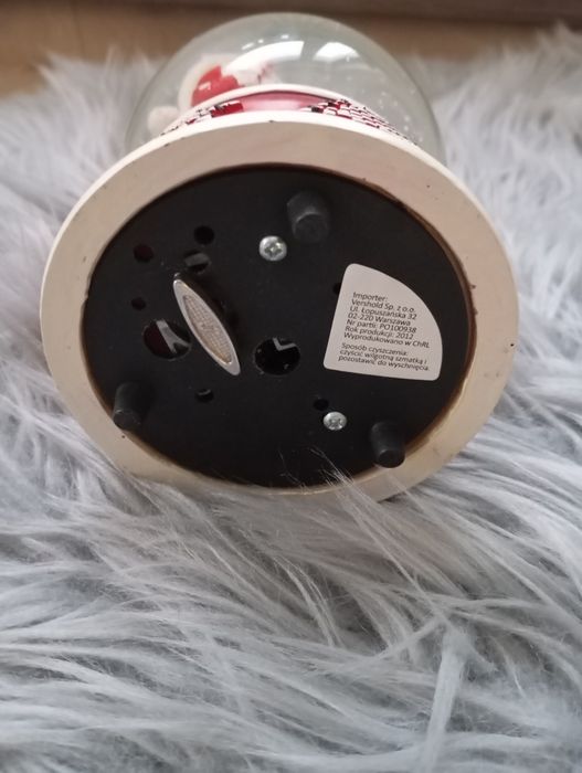 Kula śnieżna pozytywka nakręcana muzyka śnieg