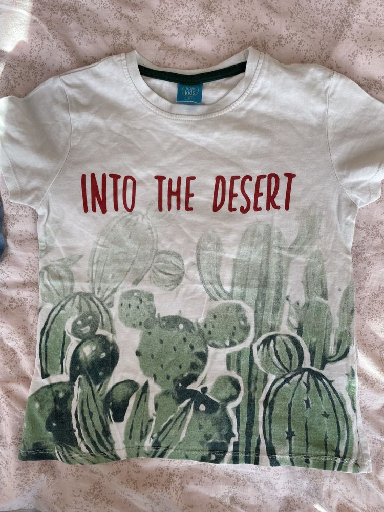 Duży zestaw 6 Top T-shirt koszulki bawełniane 110 4-5 latka Reserved