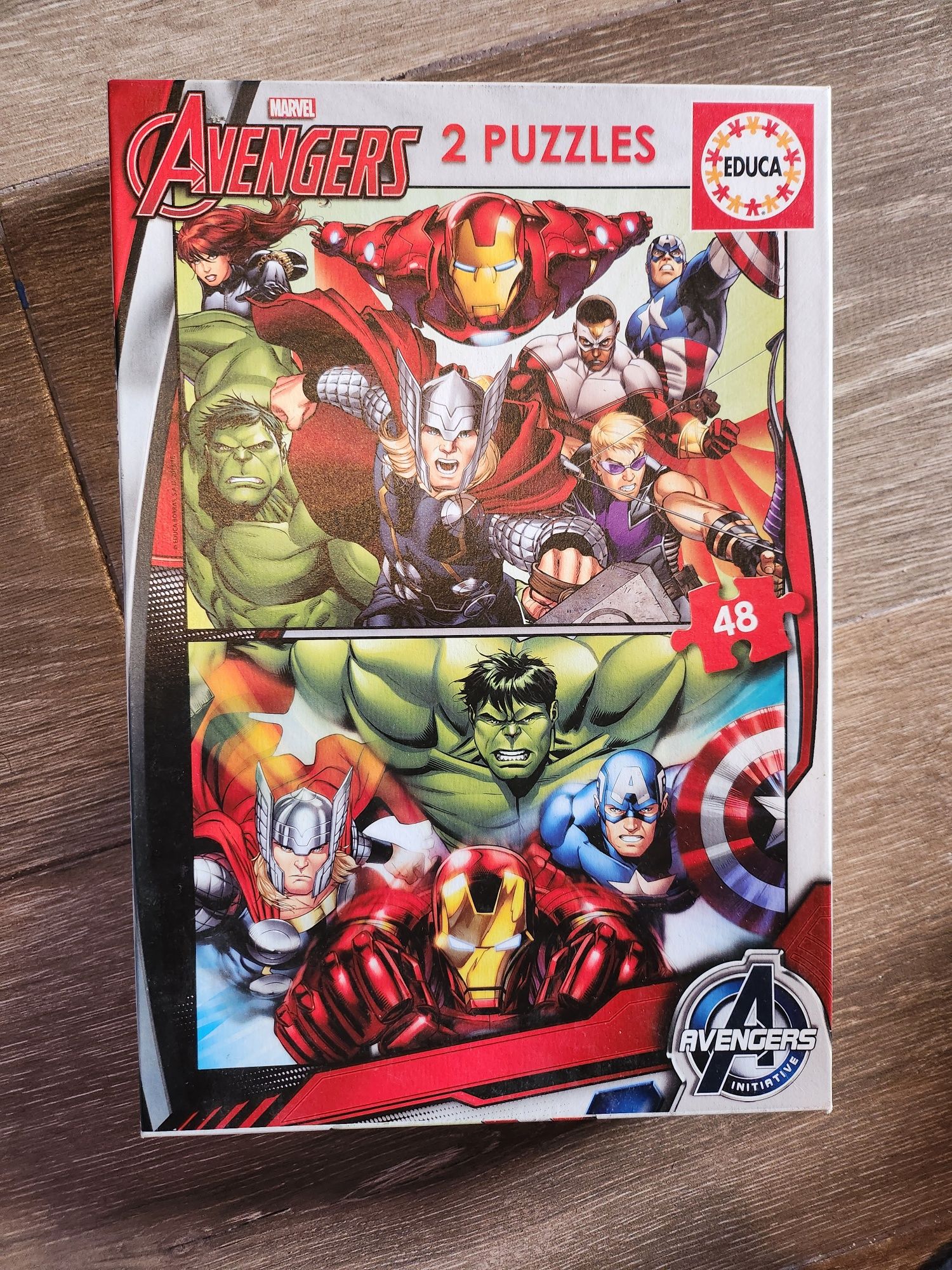 Puzzle avengers 48 peças