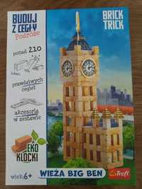 Klocki Wieża BIG BEN, Brick Trick Buduj z cegły, ponad 210 cegieł