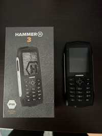 Telefon hammer w kolorze srebrnym