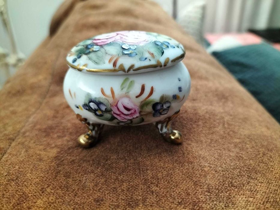 Porta joias pintado à mão