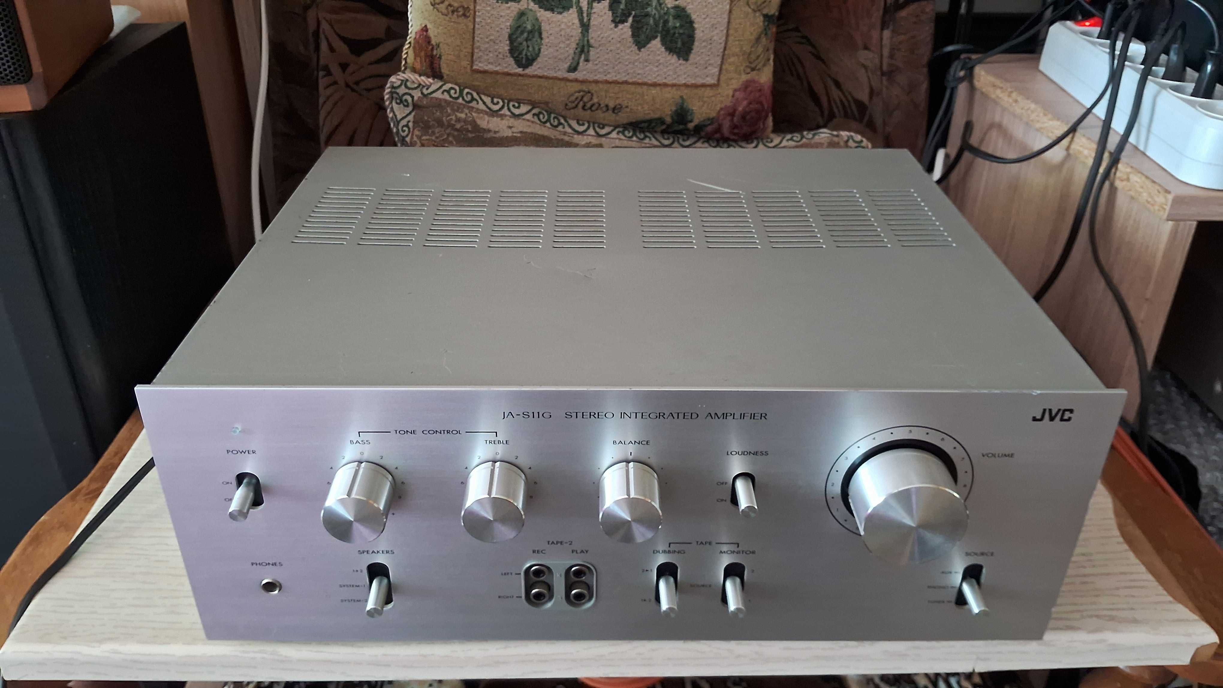 підсилювач JVC JA-S 11 Integrated amplifier 4 Oм: 2x 50Вт Made Japan