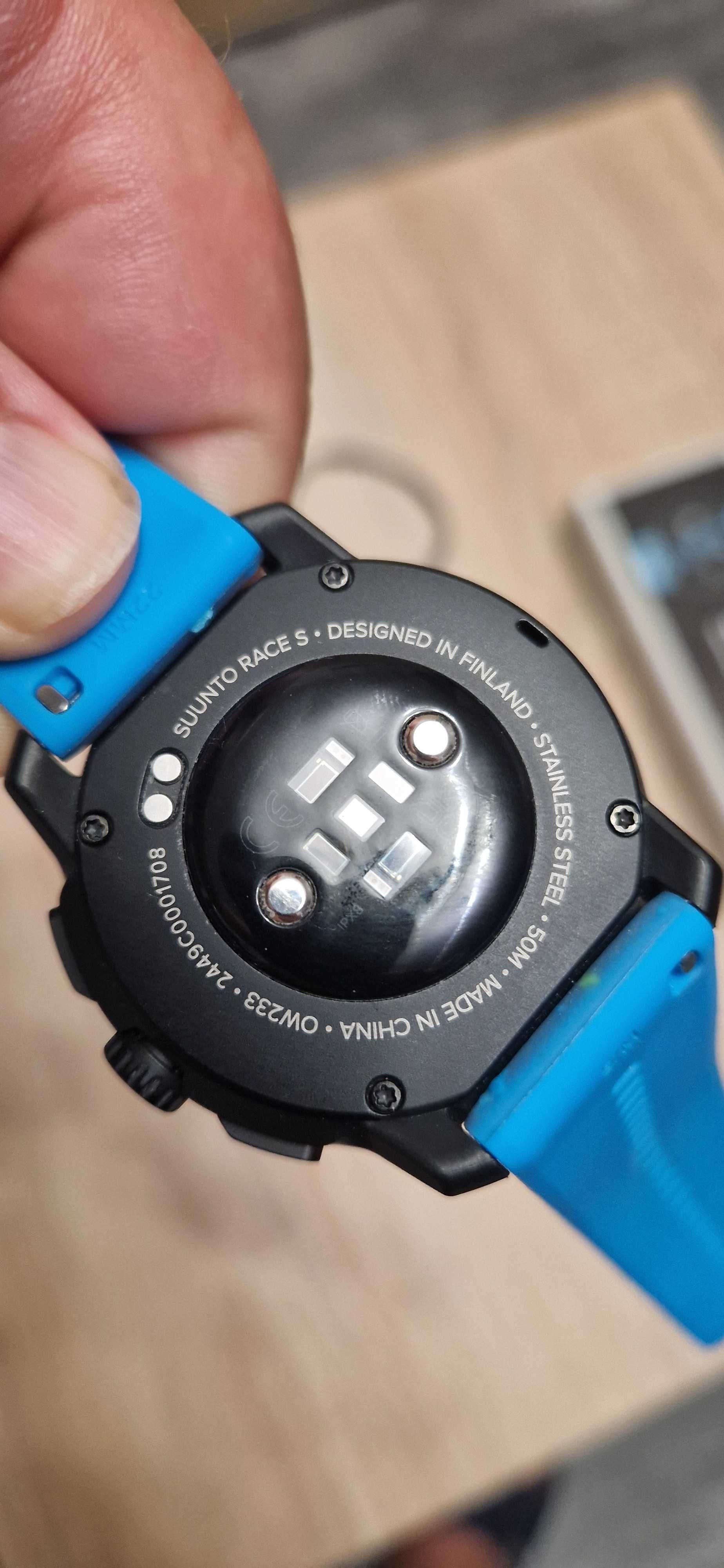 Zegarek sportowy Suunto Race S Power Blue, gwarancja