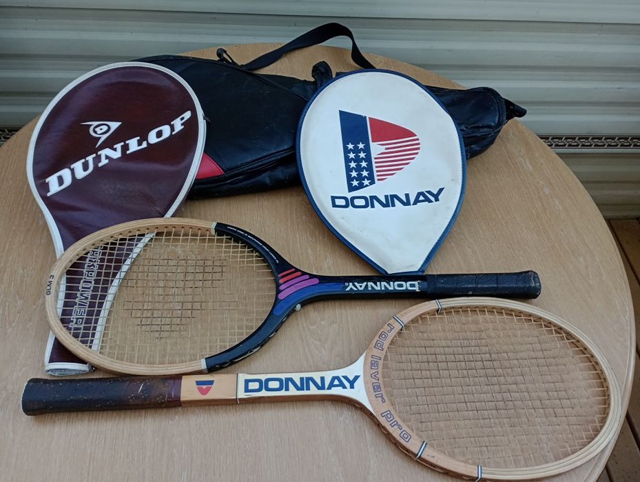 Rakiety tenisowe Donnay 2 sztuki wraz z pokrowca mi i torbą