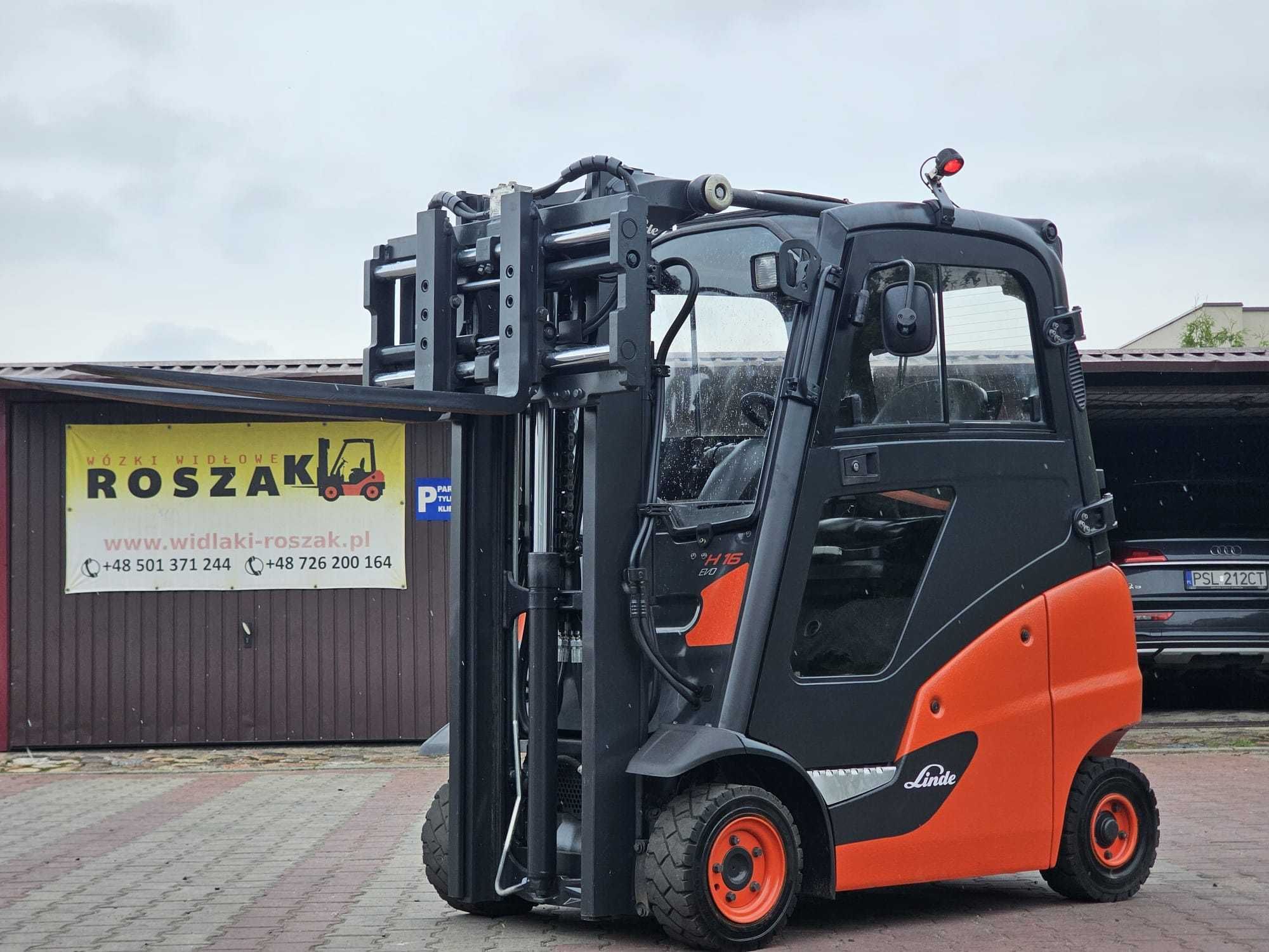 Wózek widłowy Linde H16T-01 kontenerowy 2019r. LPG