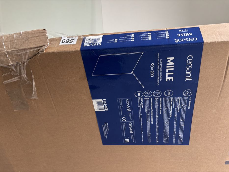 Prysznic Milla czarny