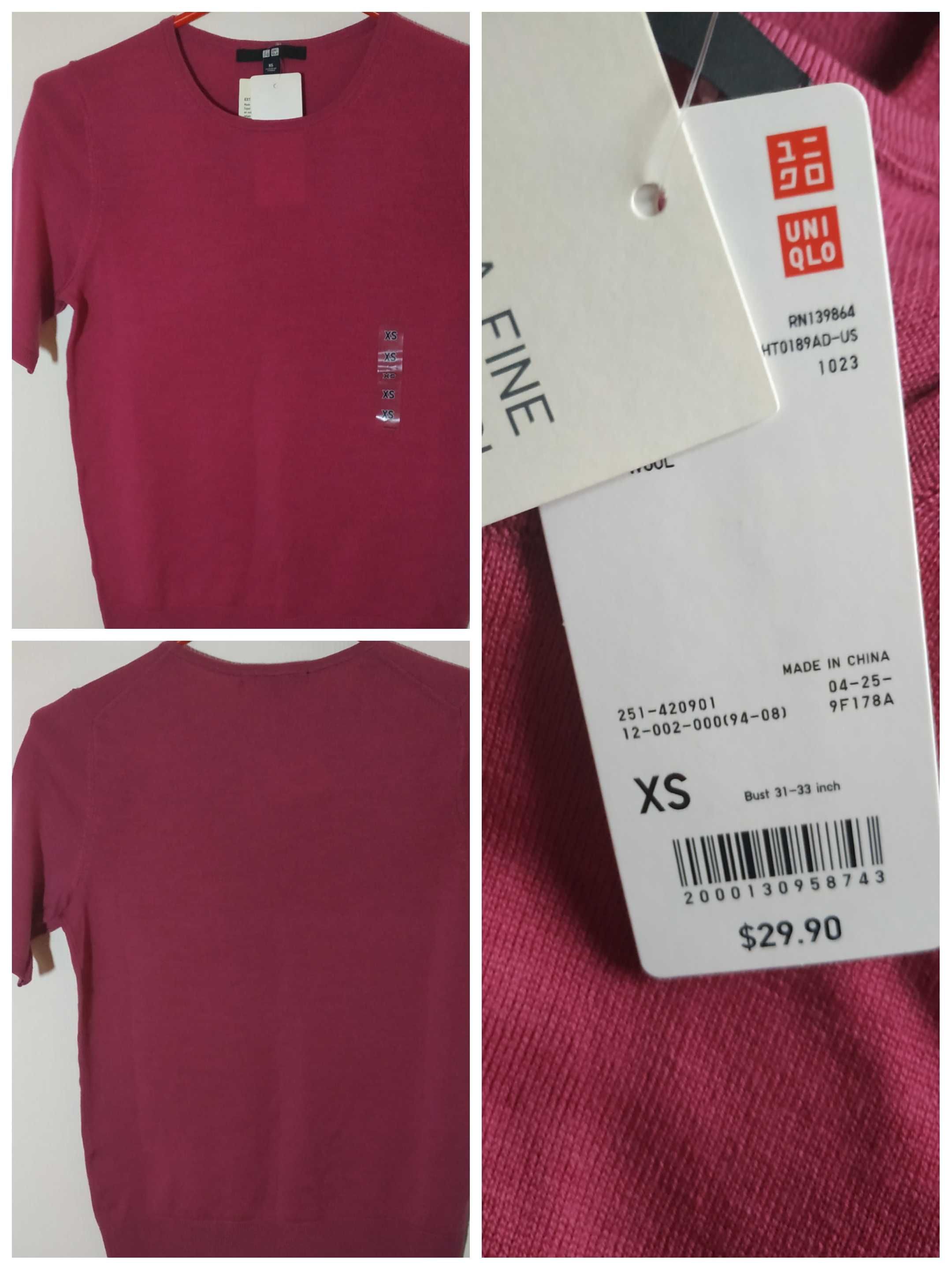 Uniqlo меринос трикотаж