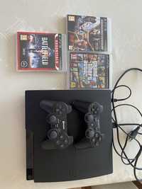 Konsola PlayStation 3, zestaw 6 gier i 2 pady!!!
