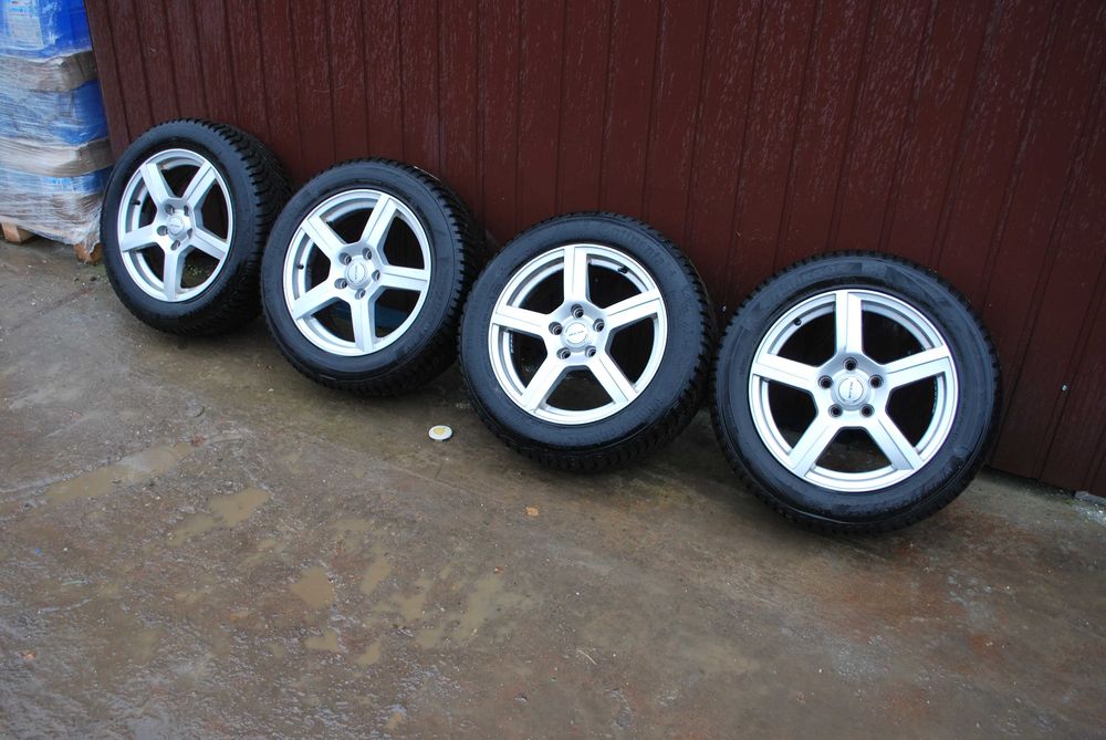 Koła 205/55 R16 5x112 Alufelgi + opony zimowe 7mm 6,5J Audi Skoda VW