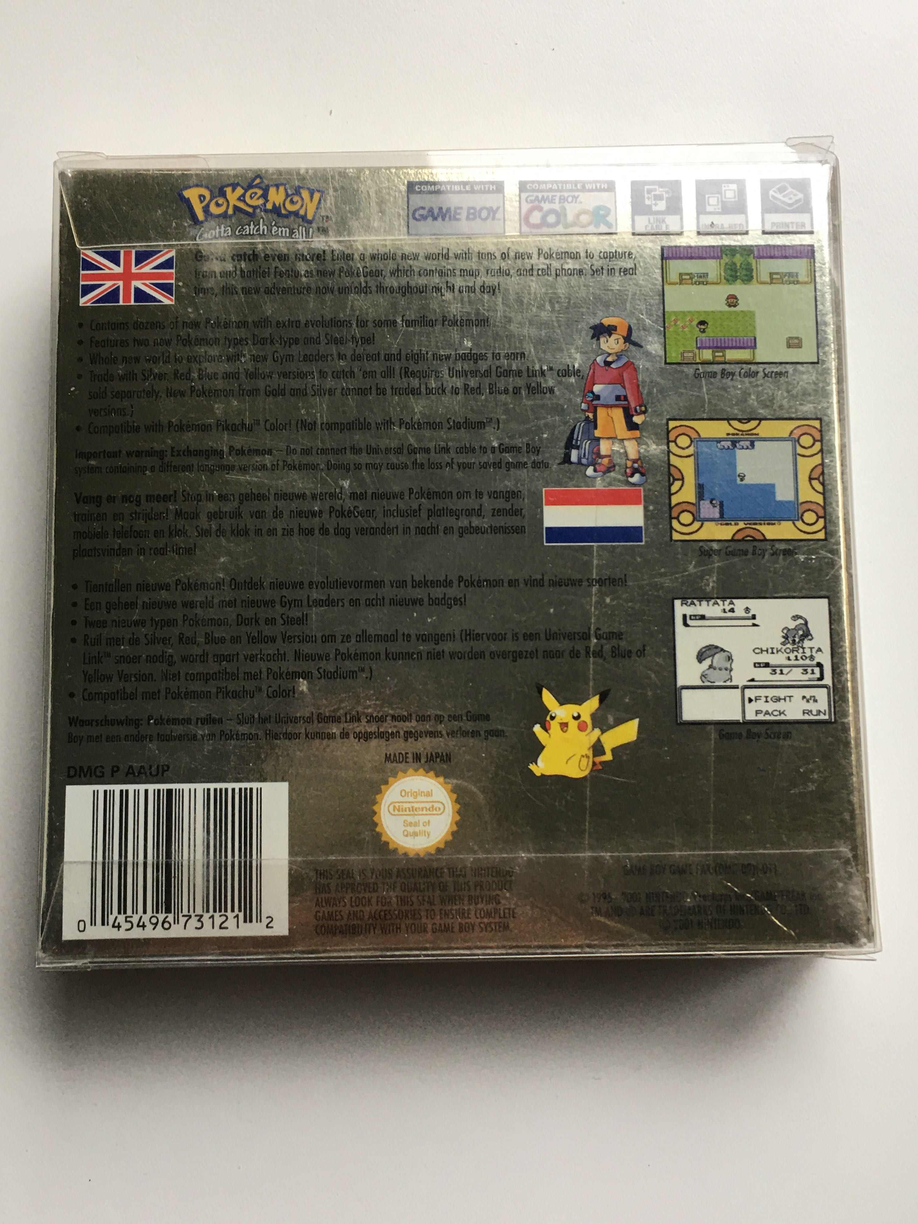 Gra Pokemon Gold Gameboy + dodatki