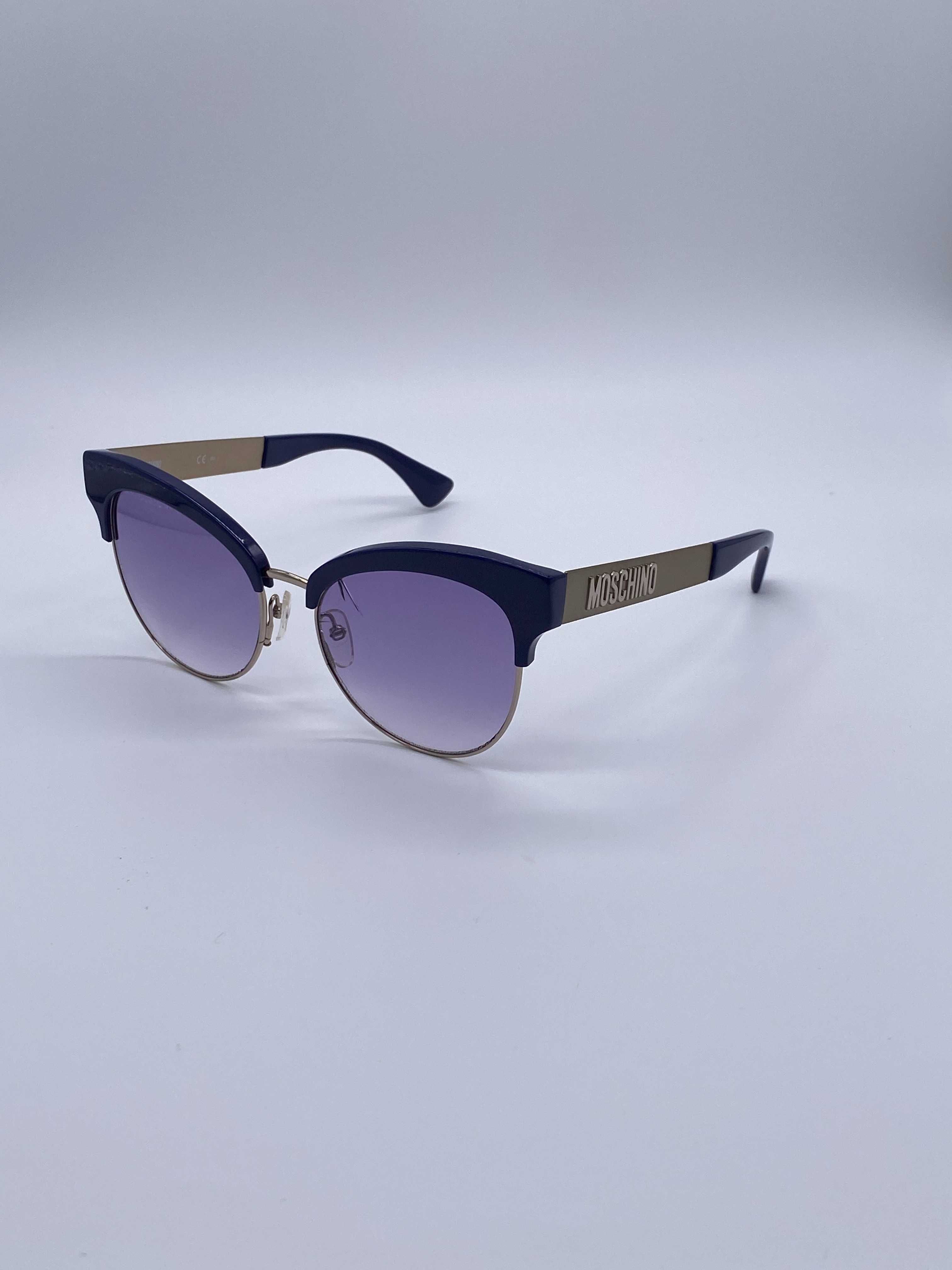 Oprawki Okulary Przeciwsłoneczne Moschino MOS038/S  Złote Niebieskie