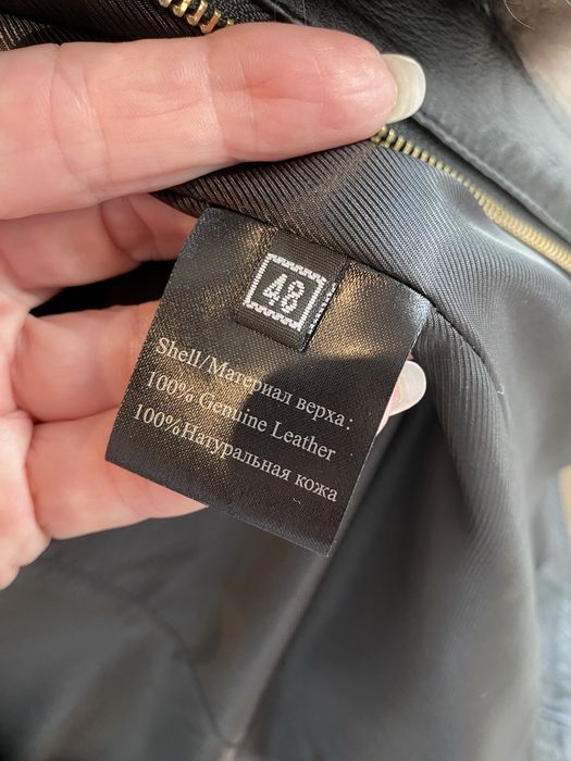 Kurtka skórzana zimowa z futrem