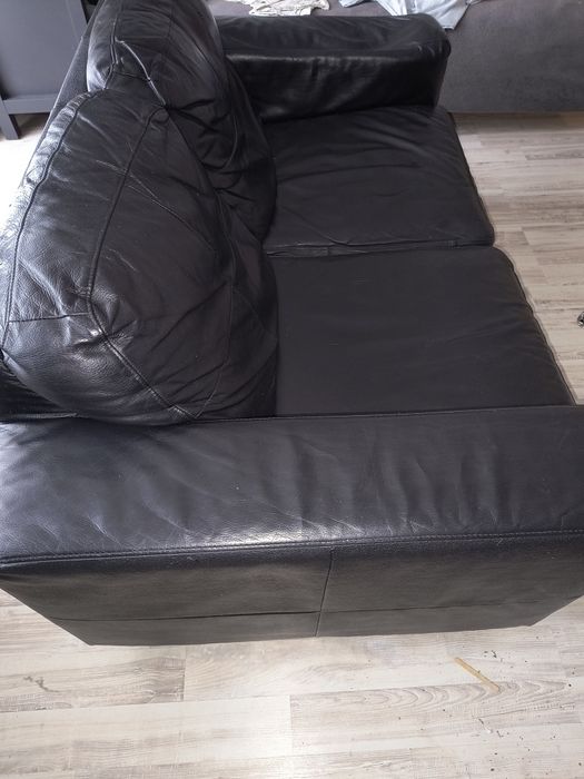 PILNIE sprzedam :Sofa skórzana  Ikea