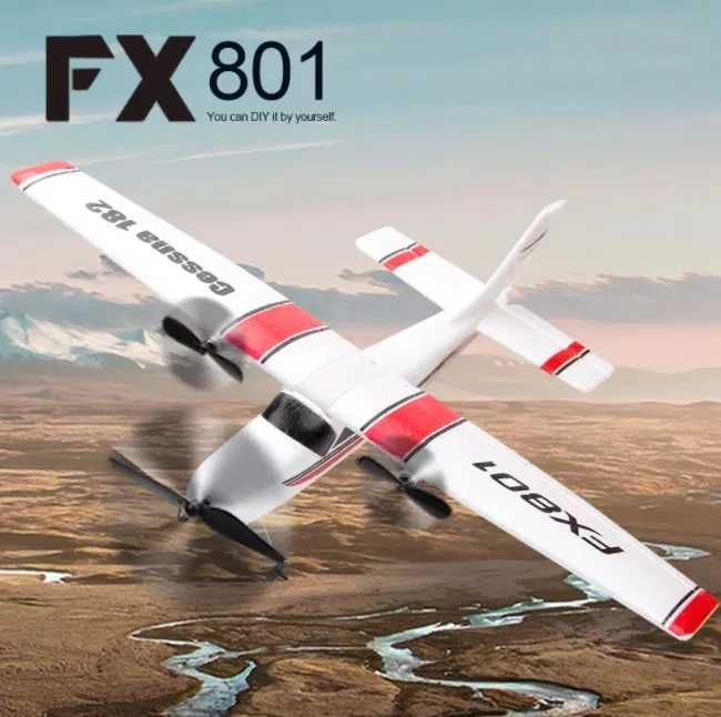 Avião Telecomandado RC radiomodelismo Cessna 2.4ghz 2ch PRENDA NOVO