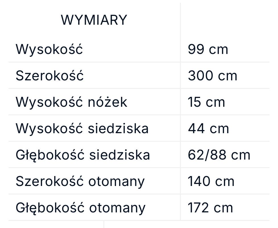 Rogowka kanapa PLAZA narożnik L  Wersal