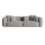 Nowoczesna sofa kanapa 4-os. Martina szara 320x106x75cm Micadoni