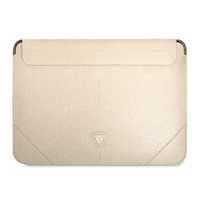 Guess Sleeve Gucs14Psatle 14" Beżowy /Beige Saffiano Triangle Logo