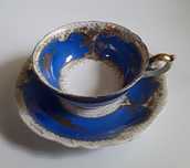 Conjunto vintage chávena e pires Chugai Porcelain Foreign