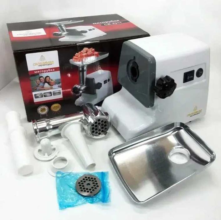 Мясорубка Crownberg CB 4211 электромясорубка измельчитель 2500 Вт