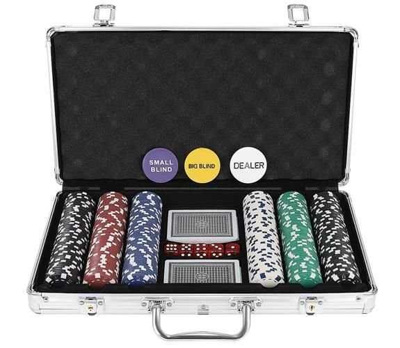 Poker - zestaw 300 żetonów w walizce HQ ZGR8002