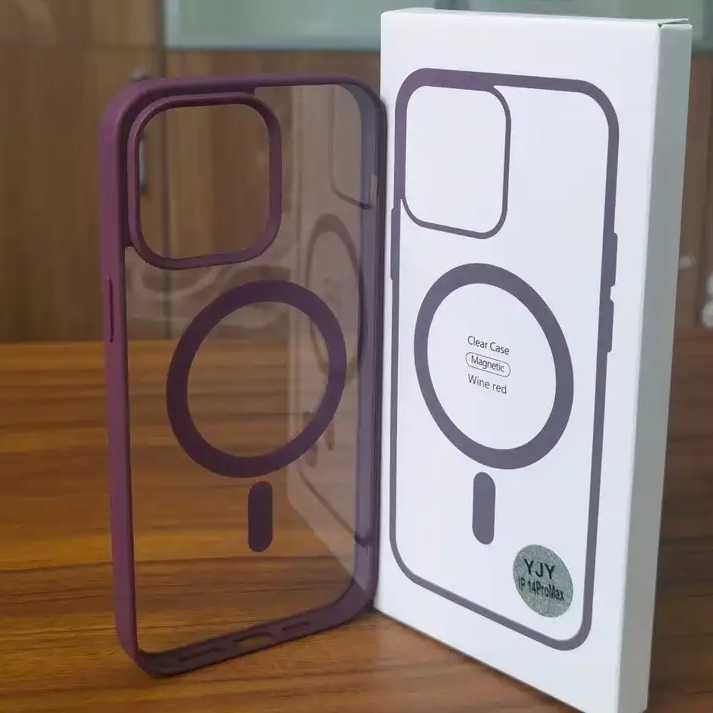 Чохол чехол Айфон iphone 14 15 + Pro Max з magsafe гурт