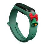 Strap Xmas opaska do Xiaomi Mi Band 6 / Mi Band 5 silikonowy pasek bra