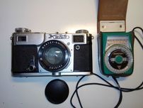 Фотоаппарат КИЕВ, Экспонометр Ленинград, техника 70 годов